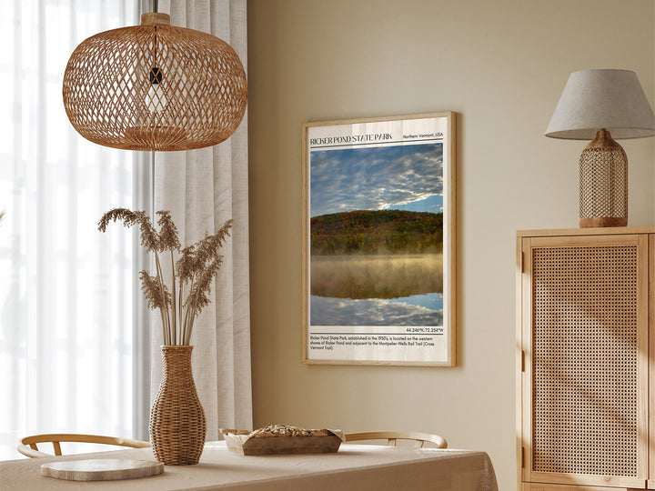 Ricker Pond State Park Wall Canvas, USA