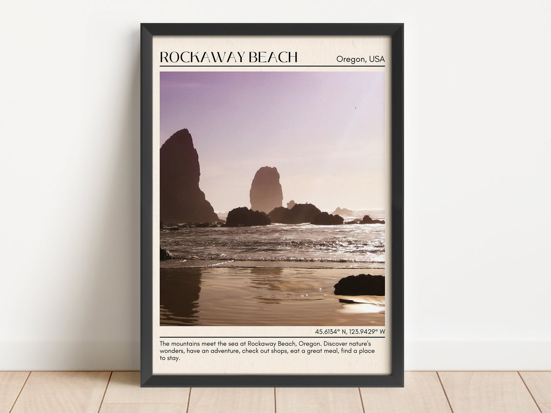 Rockaway Beach Wall Canvas, USA