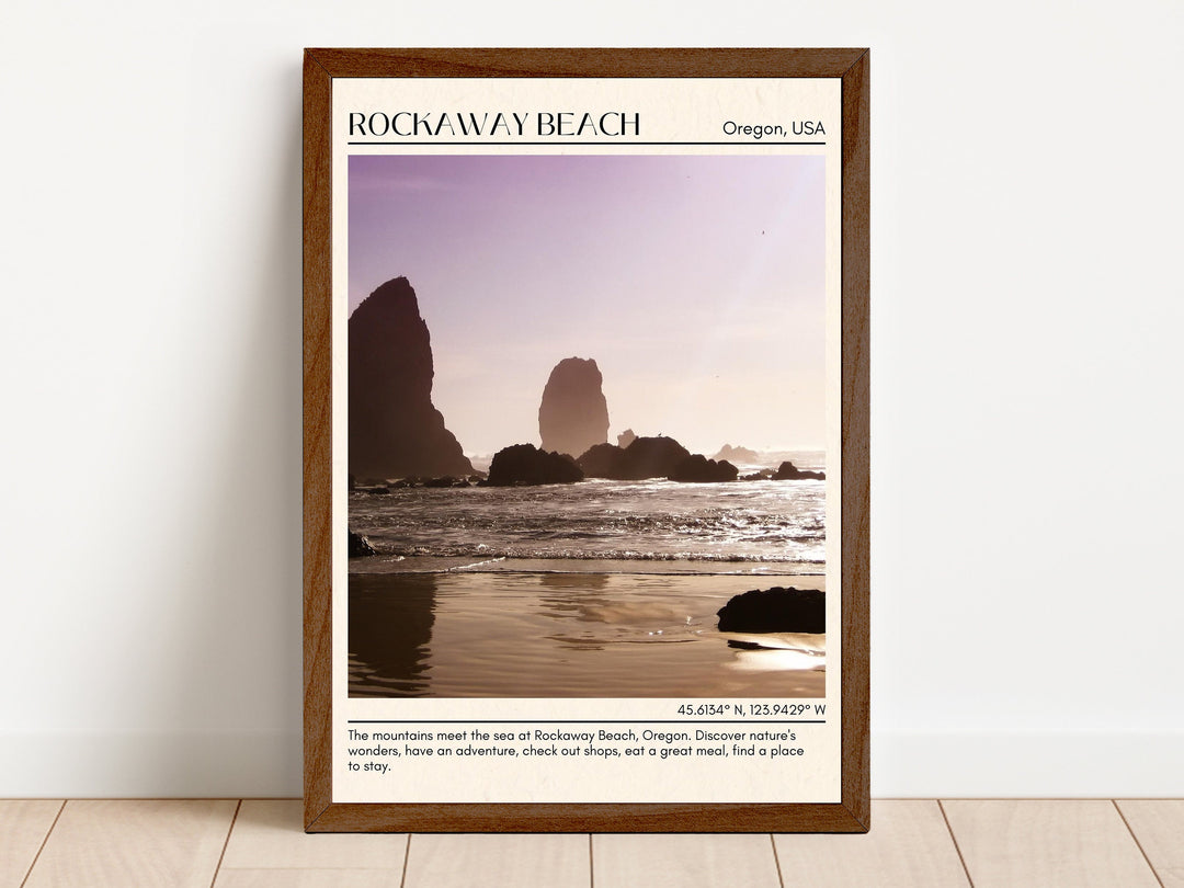 Rockaway Beach Wall Canvas, USA