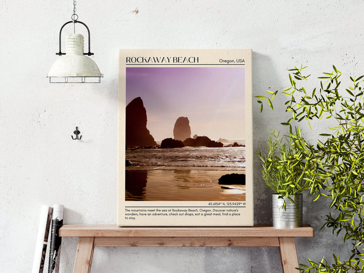 Rockaway Beach Wall Canvas, USA