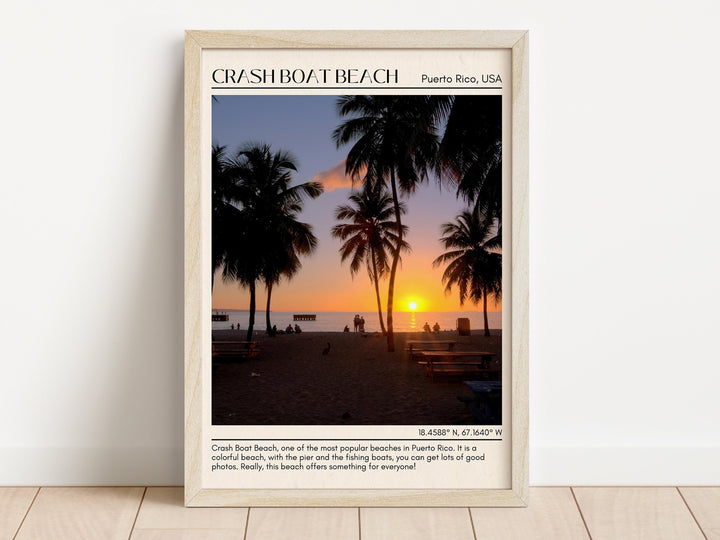 Crash Boat Beach Wall Canvas, Puerto Rico, USA