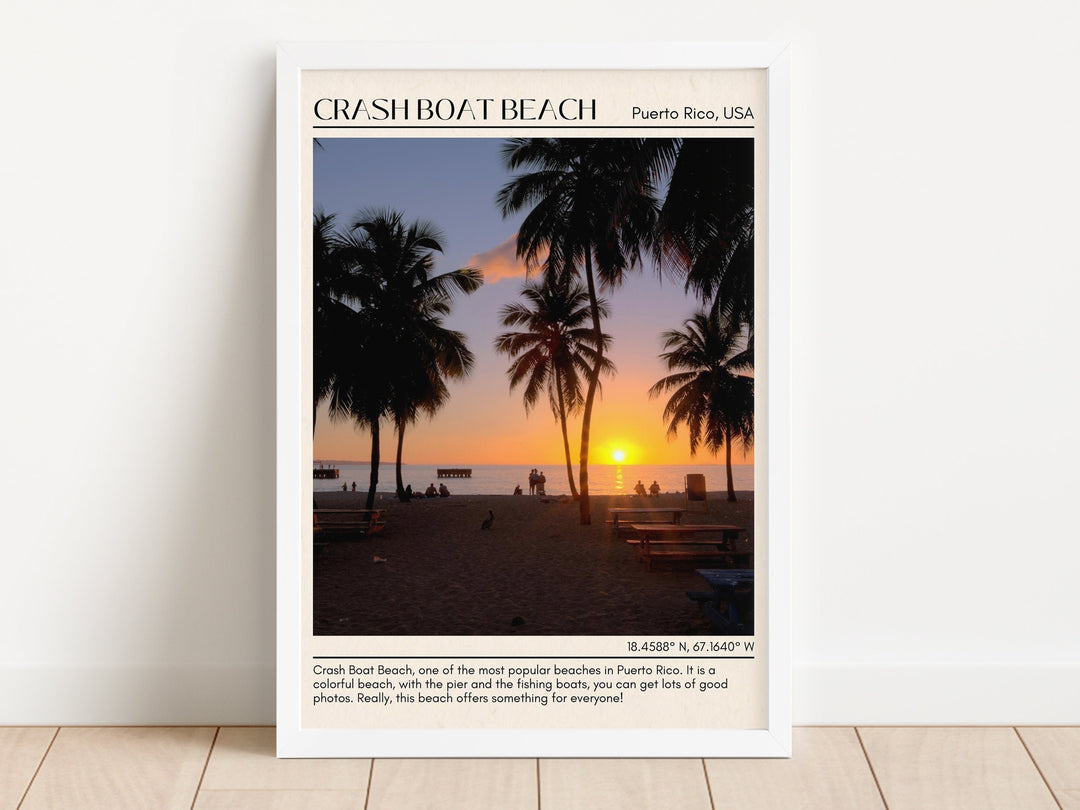 Crash Boat Beach Wall Canvas, Puerto Rico, USA