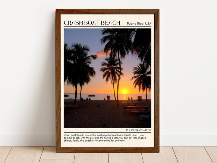 Crash Boat Beach Wall Canvas, Puerto Rico, USA
