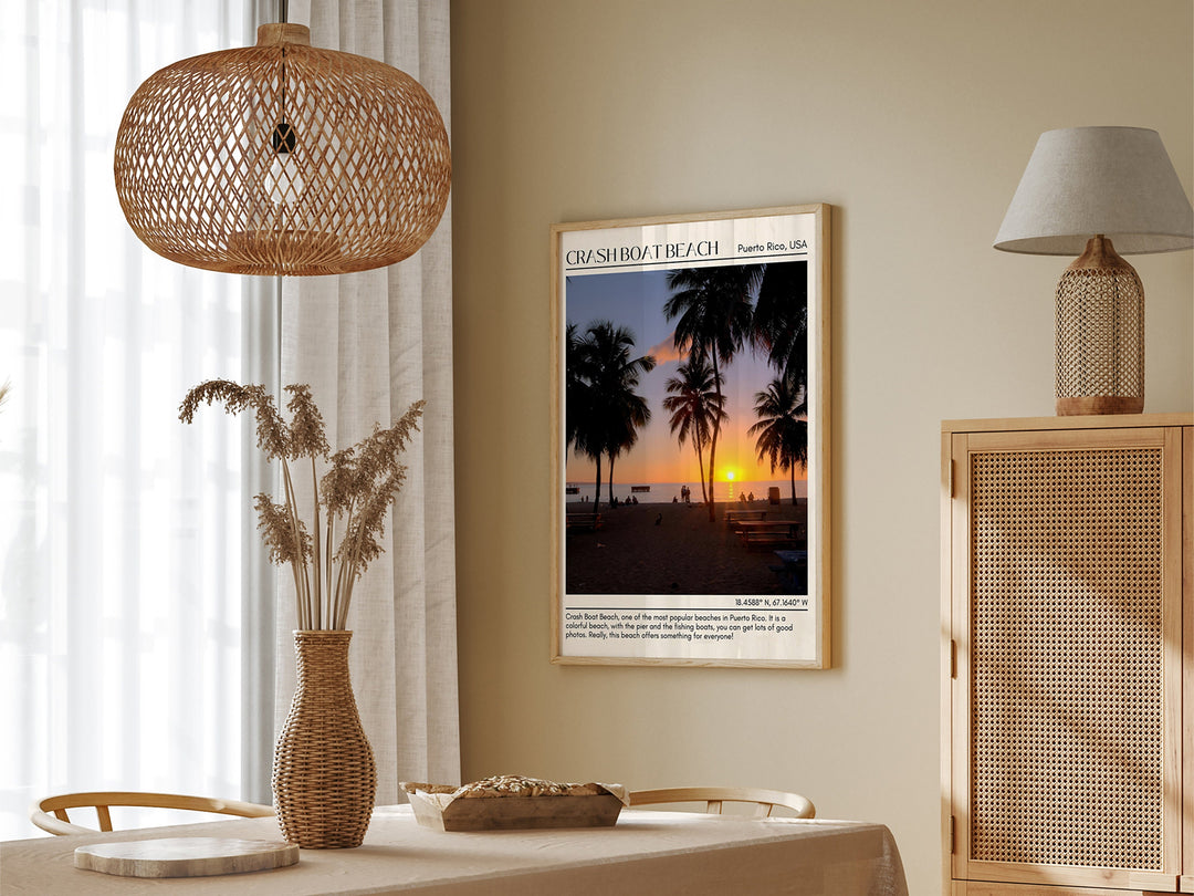 Crash Boat Beach Wall Canvas, Puerto Rico, USA