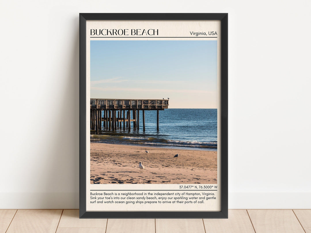 Buckroe Beach Wall Canvas, USA