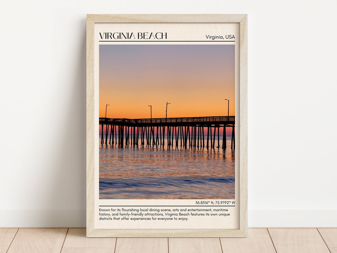 Virginia Beach Wall Canvas, USA