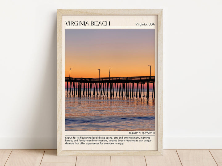 Virginia Beach Wall Canvas, USA