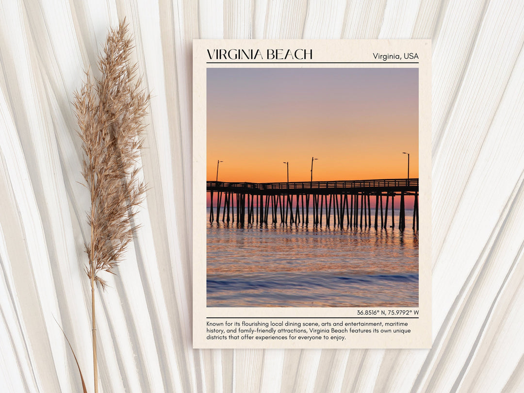 Virginia Beach Wall Canvas, USA