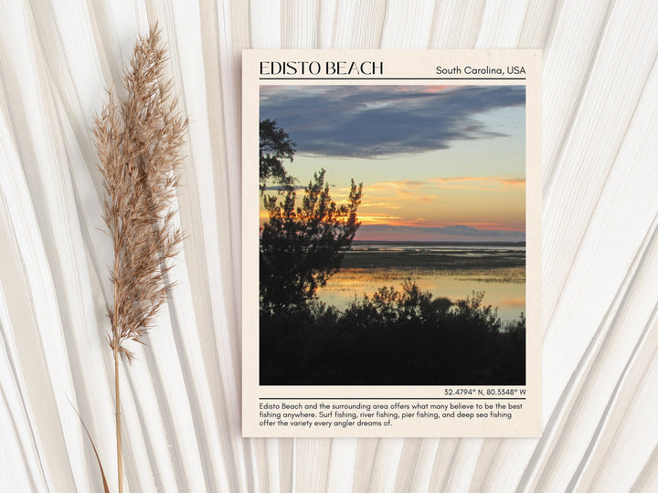 Edisto Beach Wall Canvas, South Carolina, USA