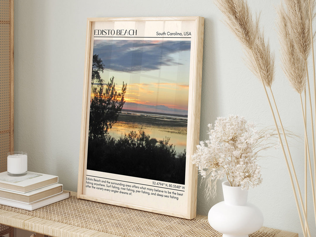 Edisto Beach Wall Canvas, South Carolina, USA