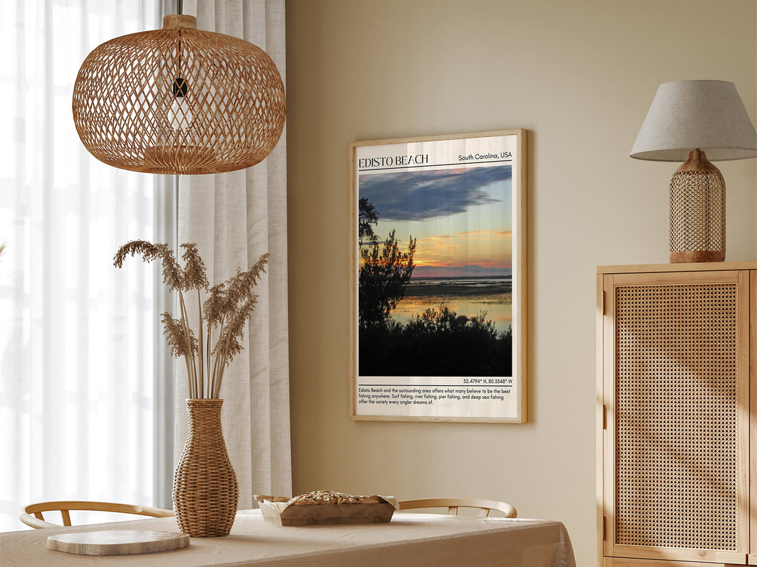 Edisto Beach Wall Canvas, South Carolina, USA