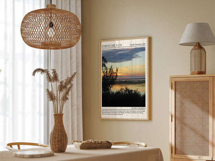 Edisto Beach Wall Canvas, South Carolina, USA