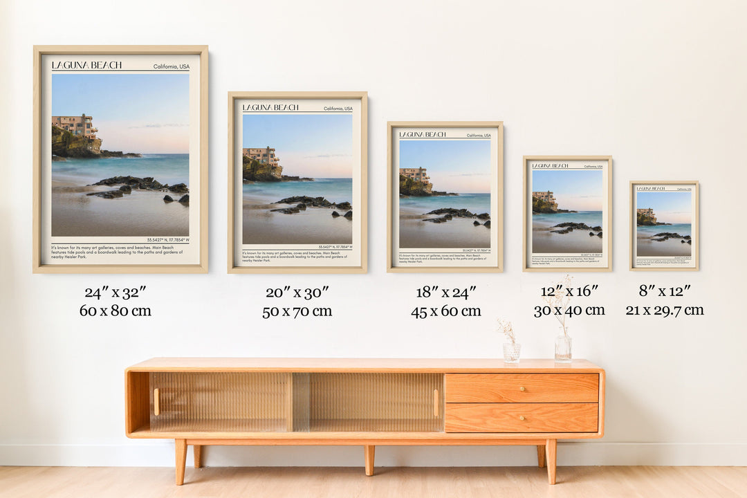 Laguna Beach Wall Art Canvas, USA