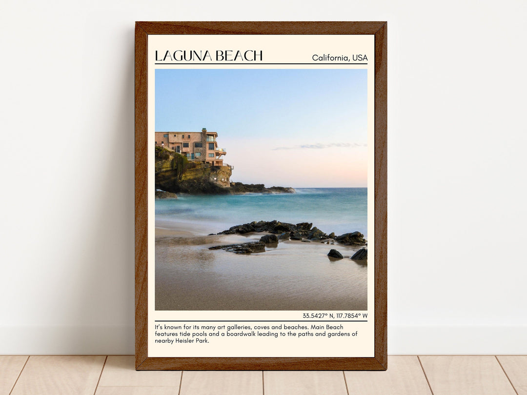 Laguna Beach Wall Art Canvas, USA