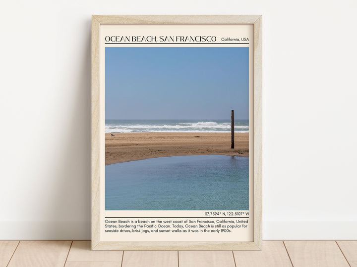 Ocean Beach San Francisco Wall Art Canvas, USA