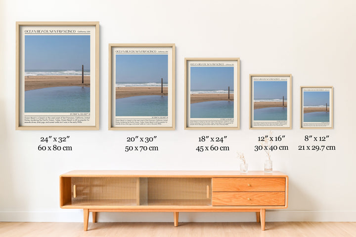 Ocean Beach San Francisco Wall Art Canvas, USA