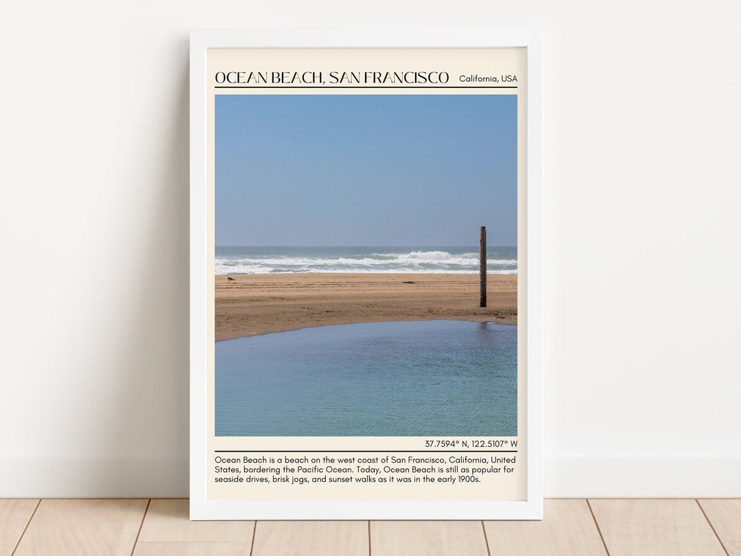 Ocean Beach San Francisco Wall Art Canvas, USA