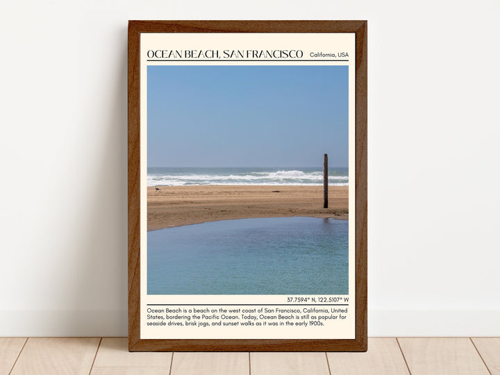 Ocean Beach San Francisco Wall Art Canvas, USA