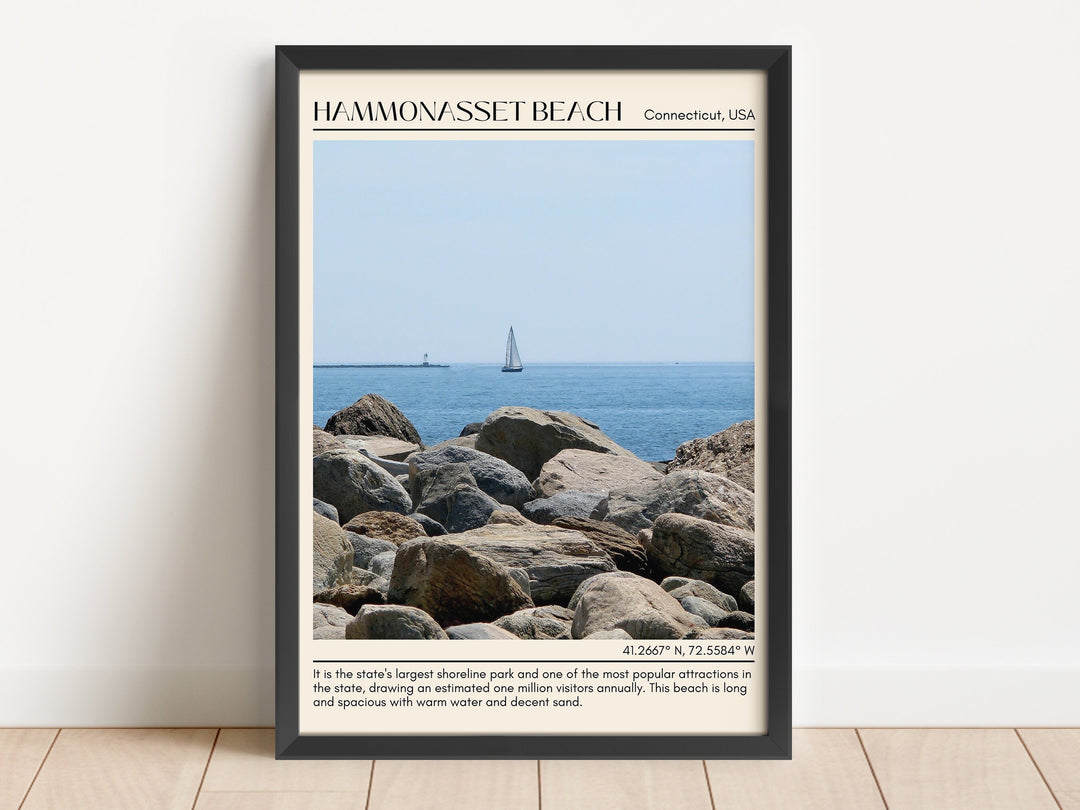 Hammonasset Beach State Park Wall Art Canvas, USA