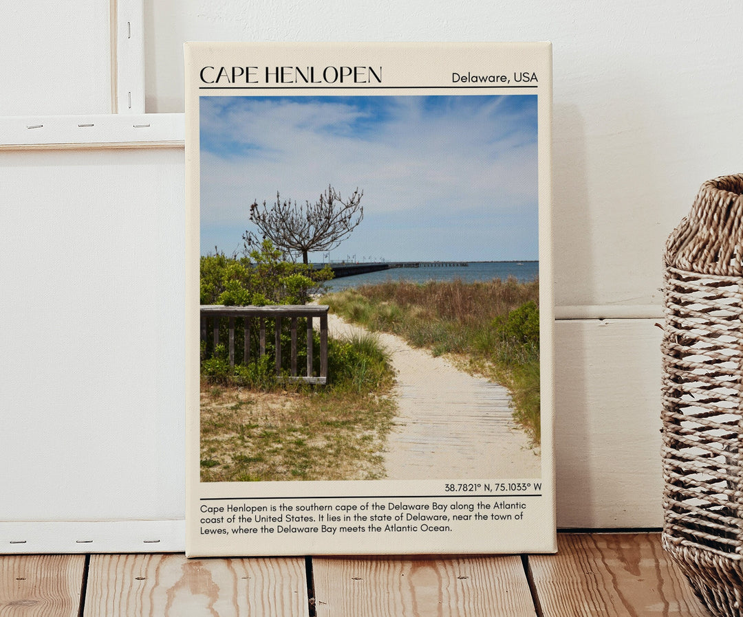 Cape Henlopen Wall Art Canvas, USA