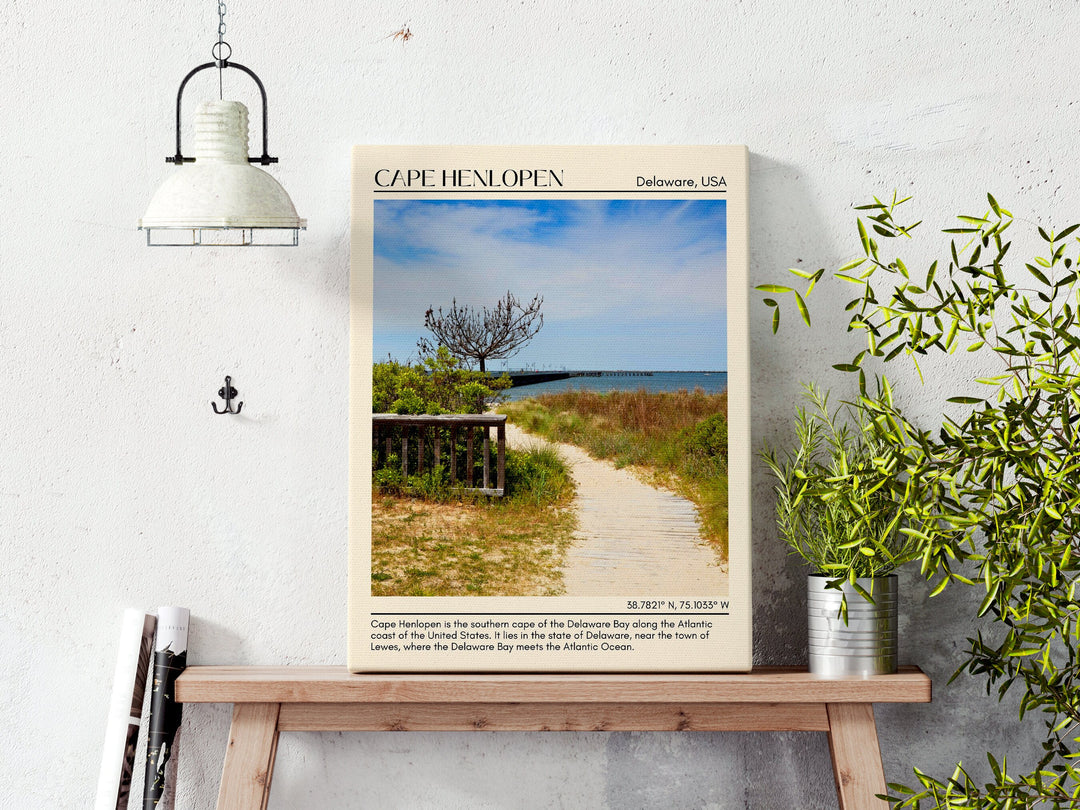 Cape Henlopen Wall Art Canvas, USA