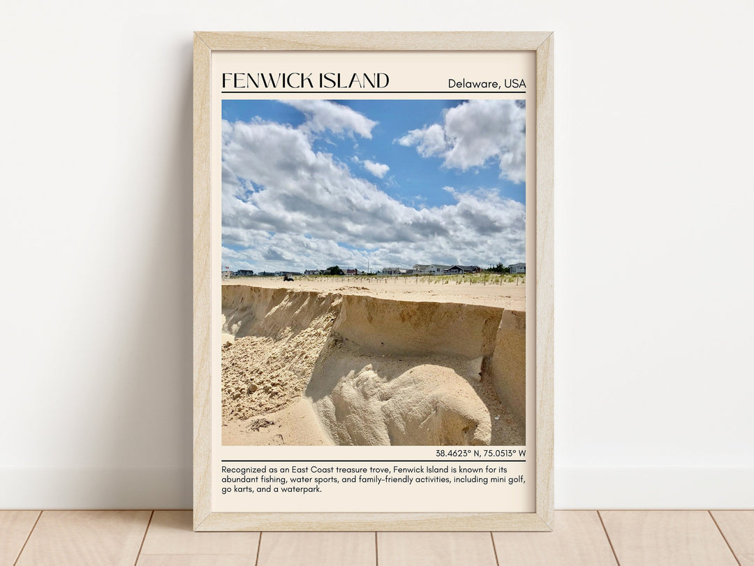 Fenwick Island Wall Art Canvas, USA