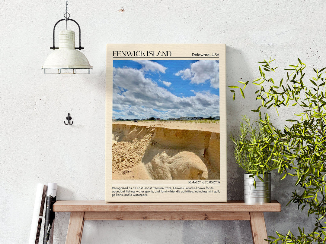 Fenwick Island Wall Art Canvas, USA