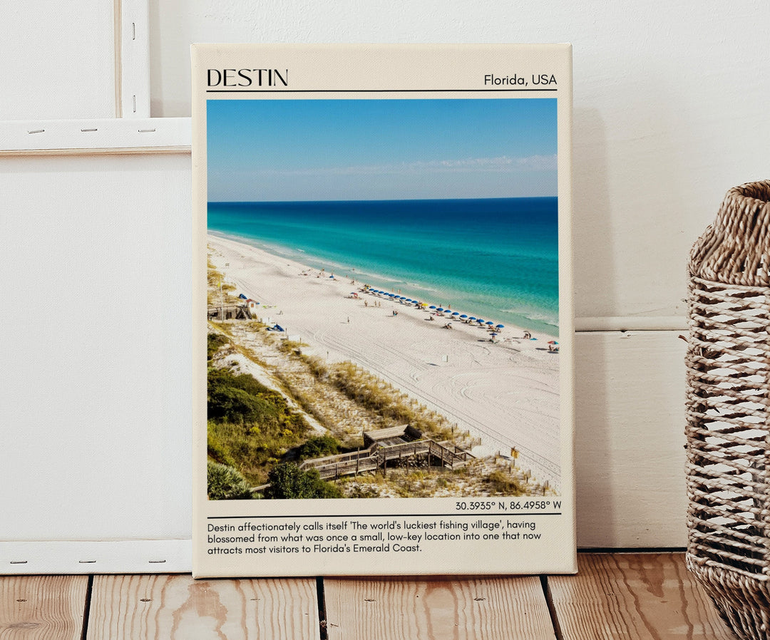 Destin Wall Canvas, Florida, USA