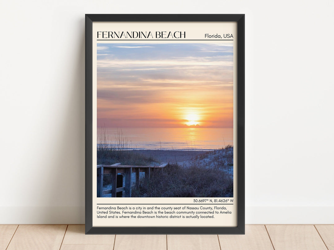 Fernandina Beach Wall Canvas, USA