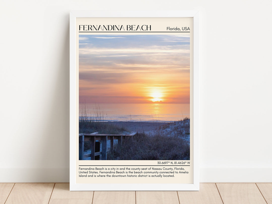 Fernandina Beach Wall Canvas, USA