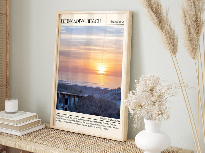 Fernandina Beach Wall Canvas, USA