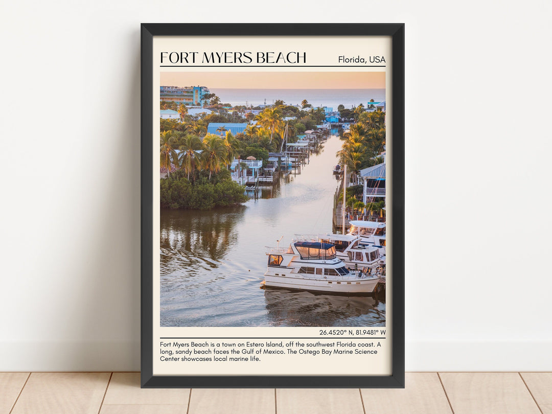 Fort Myers Beach Wall Canvas, USA