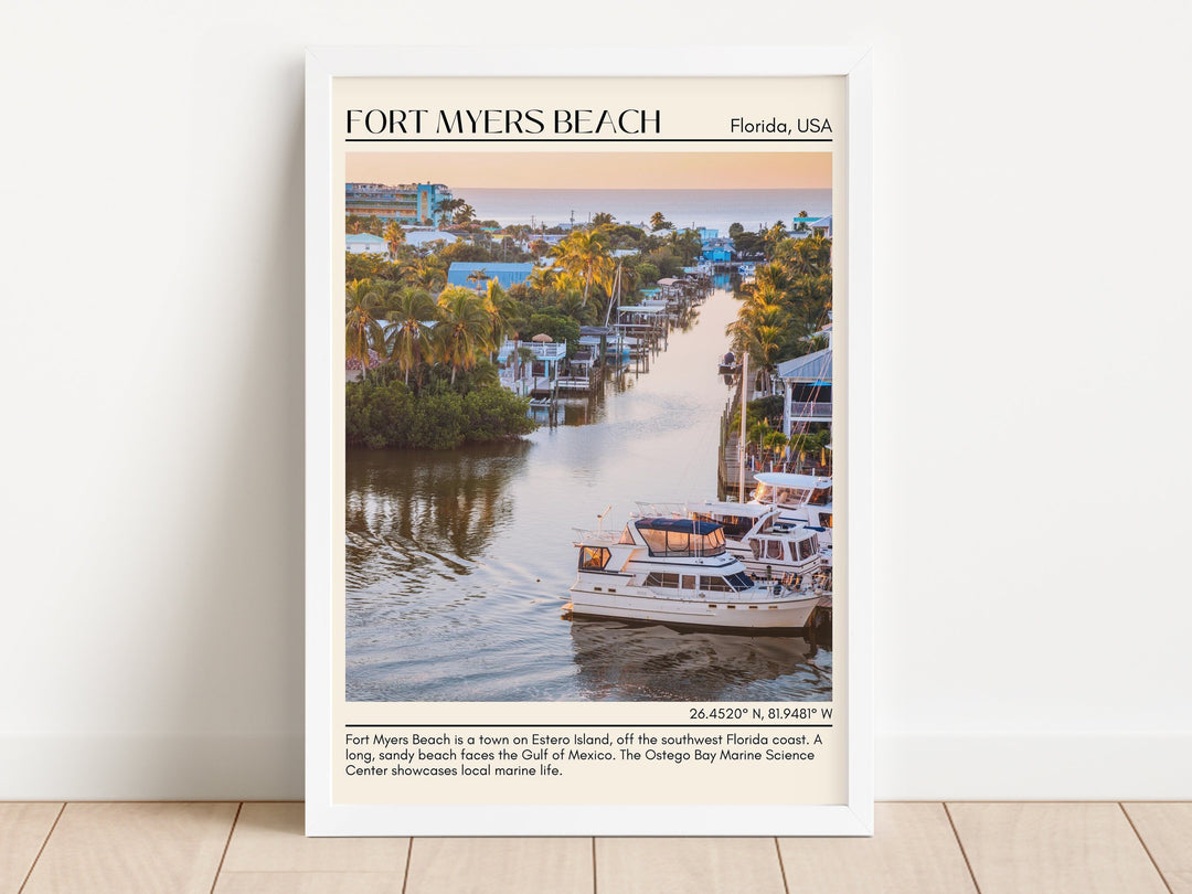 Fort Myers Beach Wall Canvas, USA