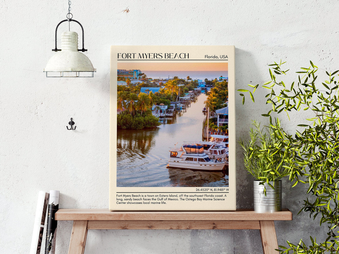 Fort Myers Beach Wall Canvas, USA