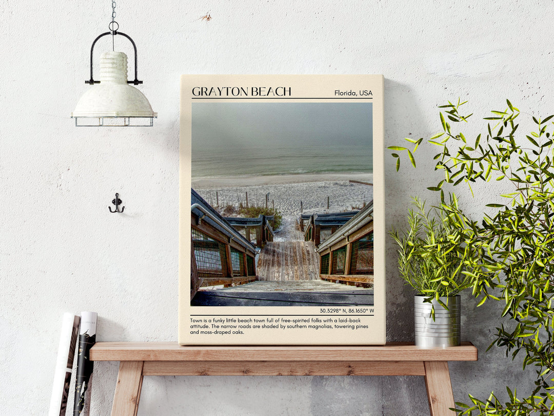 Grayton Beach Wall Canvas, Florida, USA