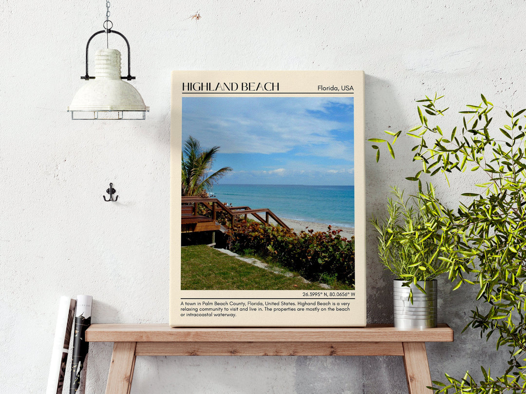 Highland Beach Wall Canvas, USA