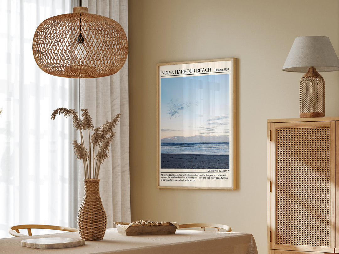 Indian Harbour Beach Wall Canvas, USA