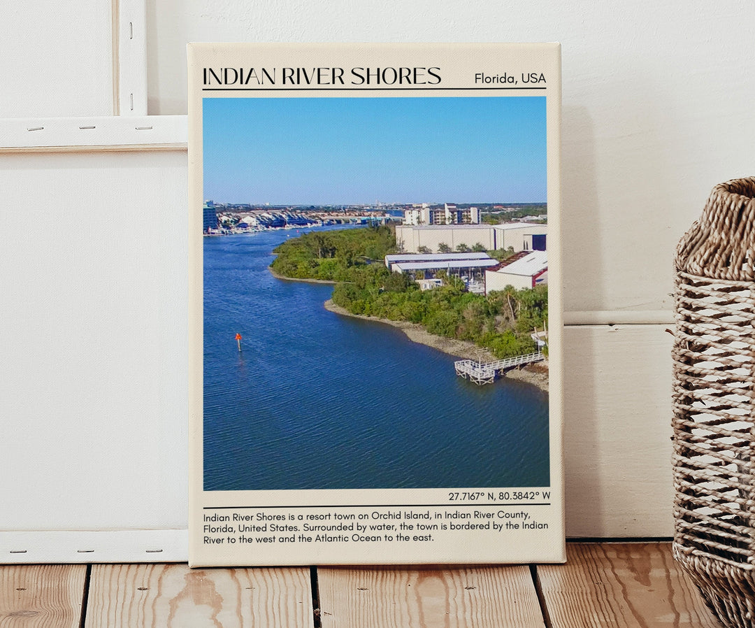 Indian River Shores Wall Canvas, USA