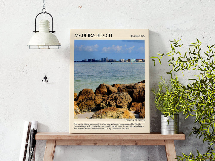 Madeira Beach Wall Canvas, USA