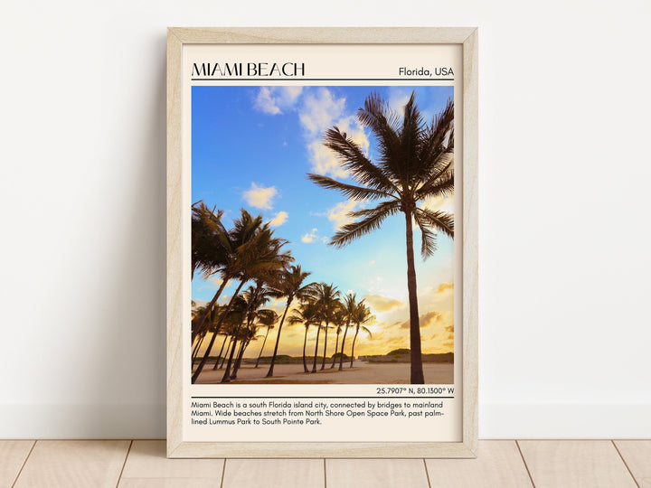 Miami Beach Wall Canvas, USA