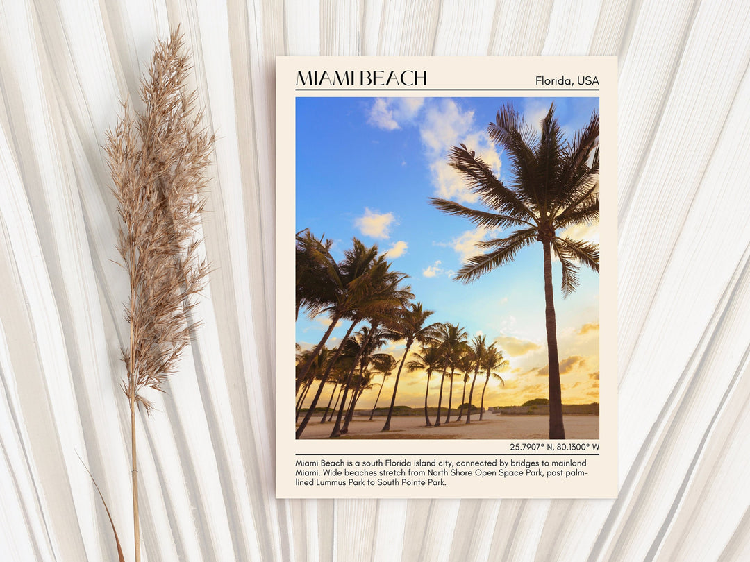 Miami Beach Wall Canvas, USA