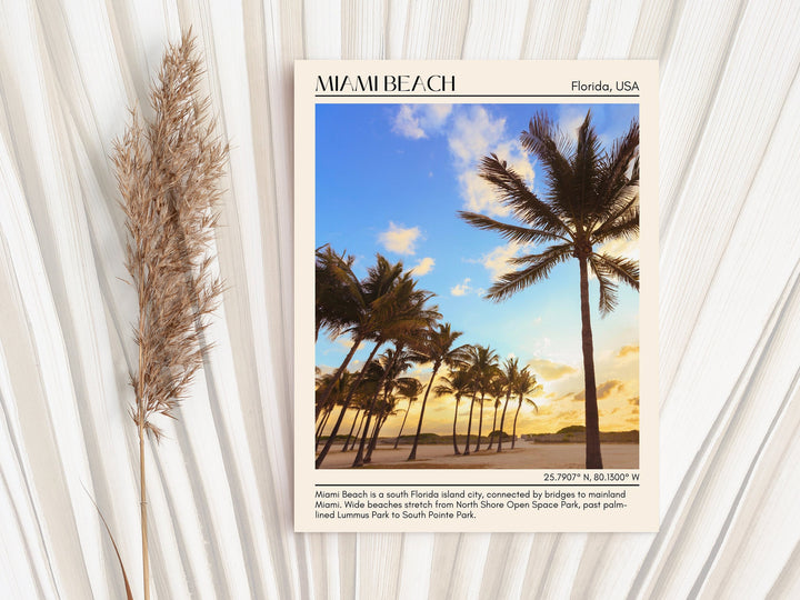 Miami Beach Wall Canvas, USA