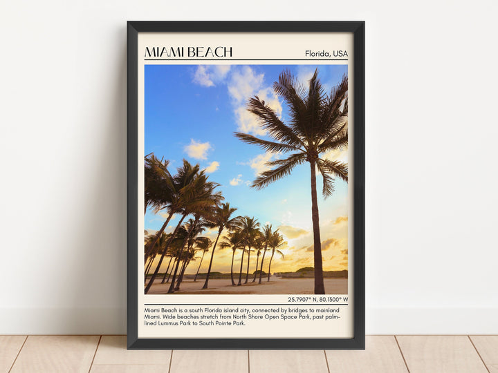 Miami Beach Wall Canvas, USA