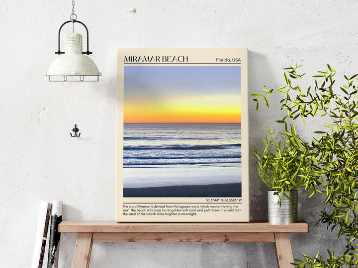 Miramar Beach Wall Canvas, USA