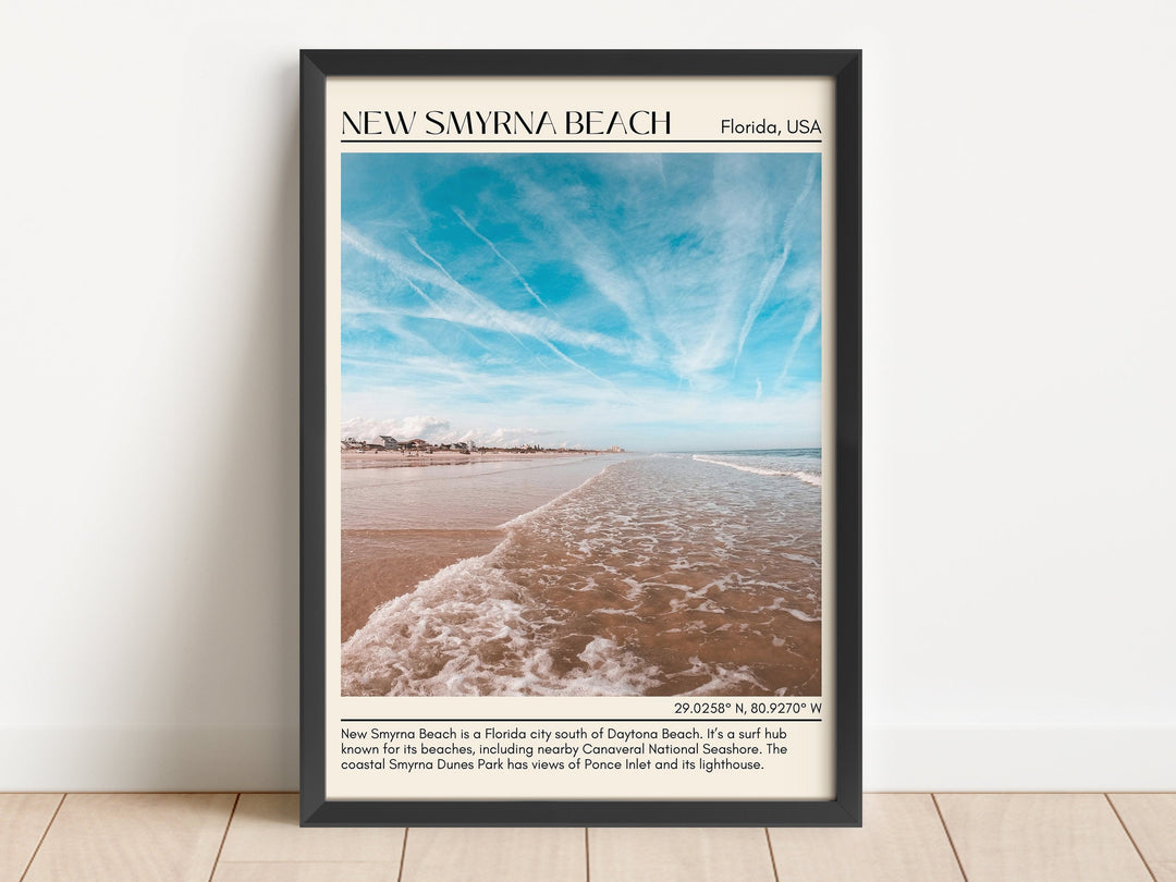 New Smyrna Beach Wall Canvas, USA