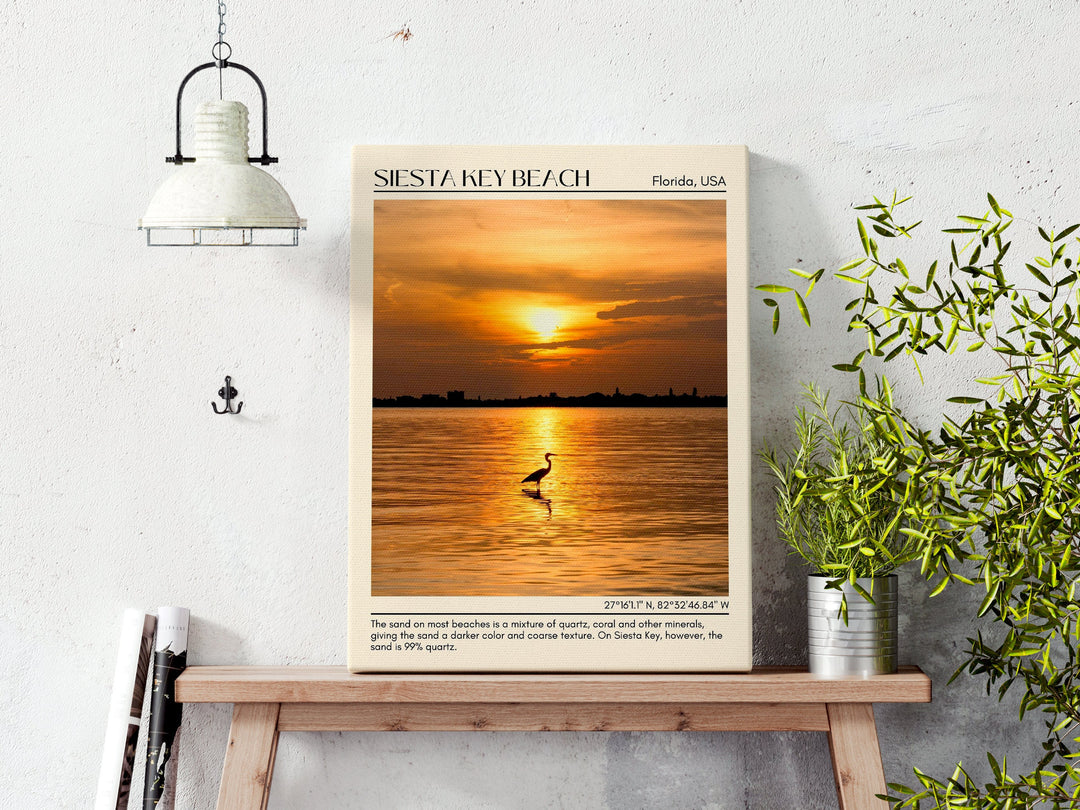 Siesta Key Beach Wall Canvas, USA