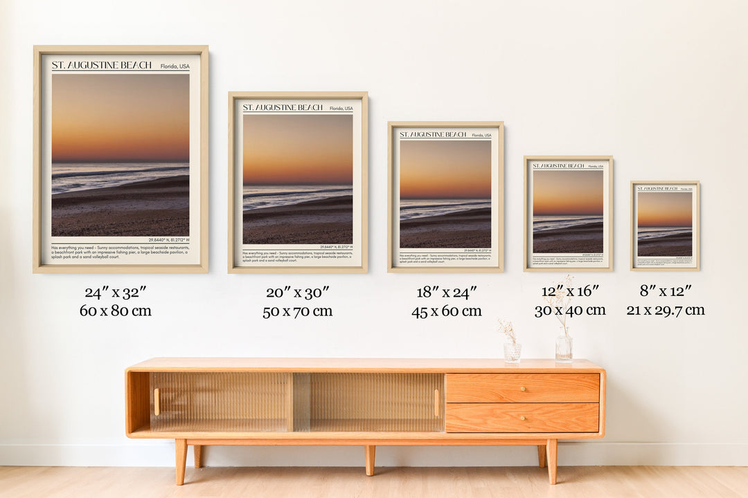 St. Augustine Beach Wall Canvas, USA