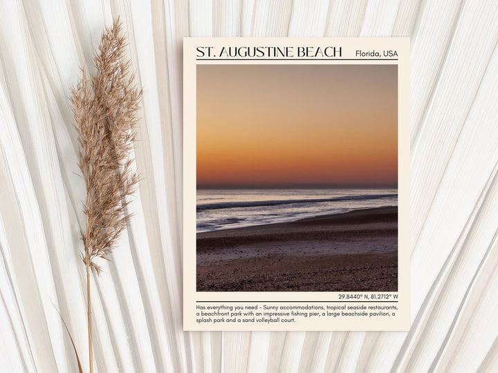 St. Augustine Beach Wall Canvas, USA