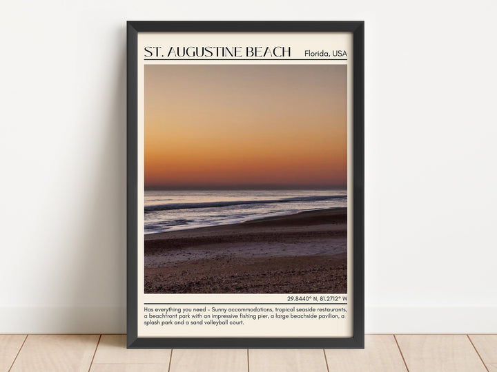 St. Augustine Beach Wall Canvas, USA