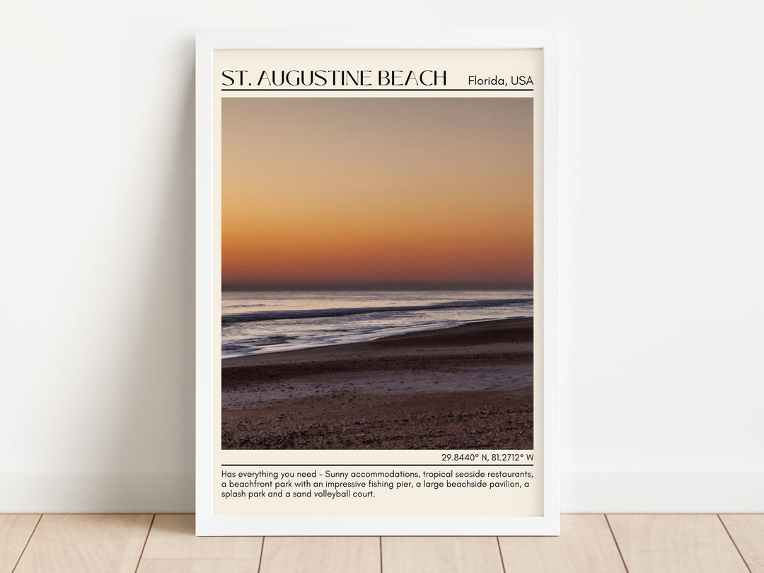 St. Augustine Beach Wall Canvas, USA